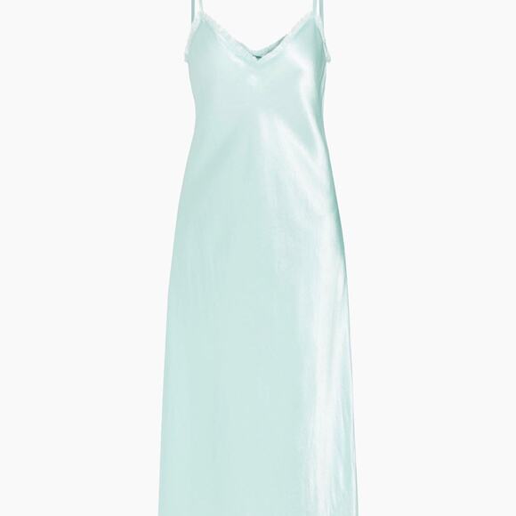 Vince Dresses & Skirts - NWT Vince Satin Frayed-Edge Bias Camisole Dress Large